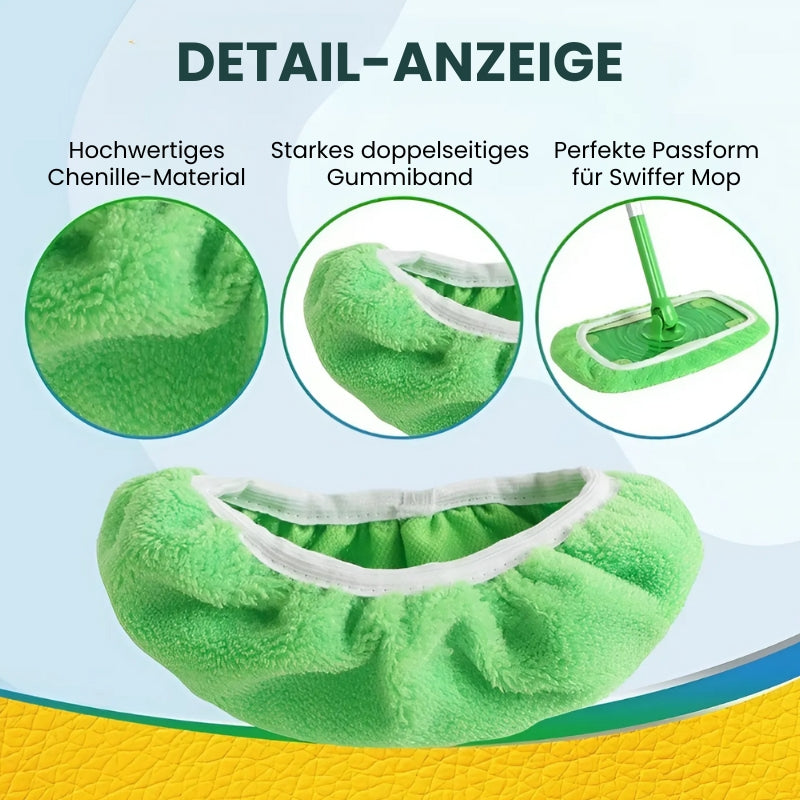 EcoSweep Pads | Wiederverwendbare Mopps | 2+2 GRATIS