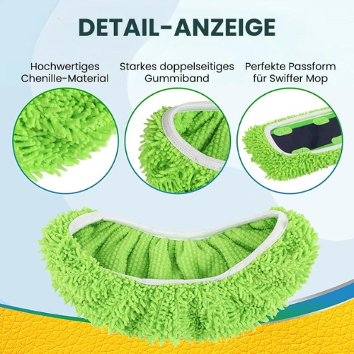 Fleece Mop-Pads | Wiederverwendbare Mops | 2+2 GRATIS